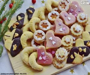 Puzzle Ποικιλία από χριστουγεννιάτικα μπισκότα